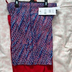 Athletic Works Bright Red Active Skort